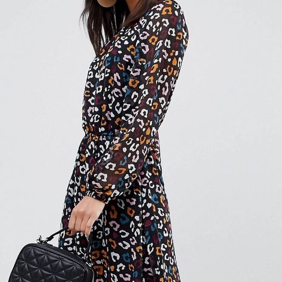 NWOT Y.A.S Animal Print Dress - Cheetah Leopard - Picture 3 of 6